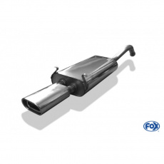Fox Sportauspuff koncový tlumič výfuku s koncovkou 135x80 Typ 53 pro Renault Laguna I s motorem 1.6, 1.8, 1.9 DTi, 2.0, 2.2 D, 2.2 dT, 3.0, Grandtour