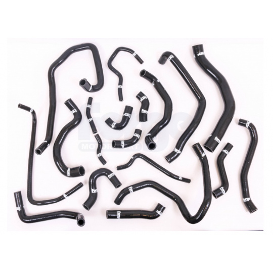 Forge Motorsport sada silikonových hadic pro vedení chladicí kapaliny pro VW Golf 7 GTI/Golf 7 R včetně facelift, barva silikonových hadic: Černá Forge Motorsport sada silikonových hadic pro vedení chladicí kapaliny pro VW Golf 7 GTI/Golf 7 R včetně facelift, barva silikonových hadic: Černá