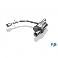 Fox Sportauspuff koncový tlumič výfuku s koncovkou 1x100 Typ 13 na obou stranách pro Toyota Corolla s motorem 1.4, 1.6, 1.8, 2.0 D
