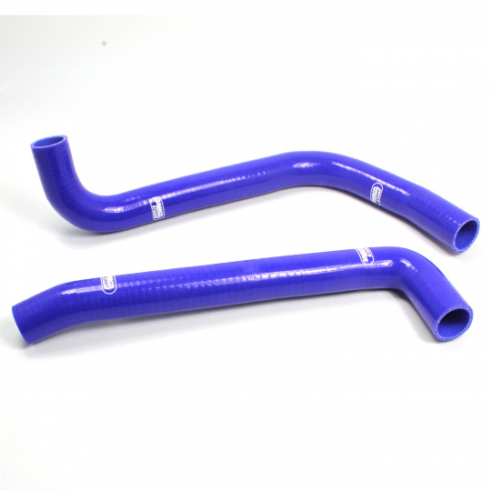 Samco Sport 2-dílná sada silikonových hadic pro vedení chladicí kapaliny pro Ford Sierra/Sapphire Cosworth 4WD 1990 - 1992, barva: modrá
