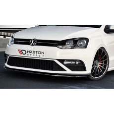 Maxton Design spoiler pod přední nárazník ver.1 pro Volkswagen Polo GTI Mk5 Facelift, černý lesklý plast ABS Maxton Design spoiler pod přední nárazník ver.1 pro Volkswagen Polo GTI Mk5 Facelift, černý lesklý plast ABS