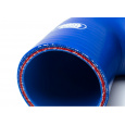 Samco Sport Xtreme teplotně odolné silikonové koleno 45° s vnitřním průměrem 102 mm, barva: modrá