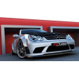 Maxton Design spoiler pod přední nárazník pro Mercedes CLK W 209, carbon-Look, pod nárazník (ME-CLK-209-BLACK-F1)