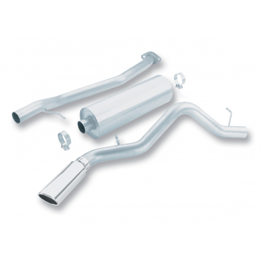 Borla Cat-Back výfukový systém s koncovkou na pravém boku pro GMC Sierra 1500 vč. Classic 4,3/4,8/5,3l V8 2/3/4-dvéř., EC/SHB, r.v. 1999-2007 Borla Cat-Back výfukový systém s koncovkou na pravém boku pro GMC Sierra 1500 vč. Classic 4,3/4,8/5,3l V8 2/3/4-dvéř., EC/SHB, r.v. 1999-2007