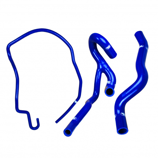 Samco Sport 3-dílná sada silikonových hadic pro vedení chladicí kapaliny pro Mazda Speed 3 2004 - 2009, barva: modrá