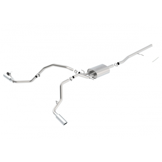 Borla Cat-Back výfukový systém "S-Type" s koncovkami z boku pro Chevrolet Silverado 1500 5,3l EC/SB 78,7", CC/SHB 69,3", WB 143,5", r.v. od 14-18, typ koncovek: chromové Borla Cat-Back výfukový systém "S-Type" s koncovkami z boku pro Chevrolet Silverado 1500 5,3l EC/SB 78,7", CC/SHB 69,3", WB 143,5", r.v. od 14-18, typ koncovek: chromové