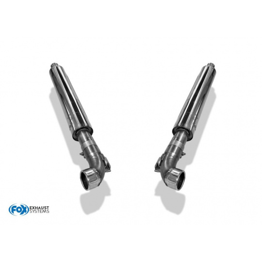Fox Sportauspuff koncový tlumič výfuku s výstupem do strany s koncovkou 1x90 Typ 12 na obou stranách pro Dodge Viper 2003-2010 s motorem 8.4 Fox Sportauspuff koncový tlumič výfuku s výstupem do strany s koncovkou 1x90 Typ 12 na obou stranách pro Dodge Viper 2003-2010 s motorem 8.4