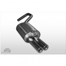 Fox Sportauspuff koncový tlumič výfuku s koncovkou 2x80 Typ 13 pro Ford Mondeo s motorem 1.8, 2.0