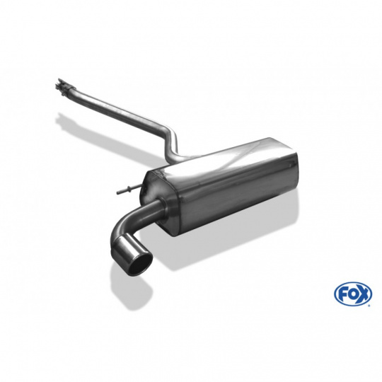 Fox Sportauspuff koncový tlumič výfuku s koncovkou 1x90 Typ 16 pro BMW řada 1 F20, F21 2011- s motorem 1.6