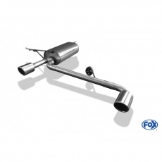 Fox Sportauspuff koncový tlumič výfuku s koncovkou 1x90 Typ 16 na obou stranách pro Dacia Duster 4x2 2012- s motorem 1.5 D, 1.6 Fox Sportauspuff koncový tlumič výfuku s koncovkou 1x90 Typ 16 na obou stranách pro Dacia Duster 4x2 2012- s motorem 1.5 D, 1.6