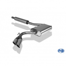 Fox Sportauspuff výfukový systém od katalyzátoru s koncovkou 2x70 Typ 10 pro Volkswagen Corrado G60 s motorem 1.8 l