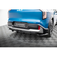 Maxton Design spoiler pod zadní nárazník s žebrováním pro Kia EV9 Mk1 GT-Line, černý lesklý plast ABS