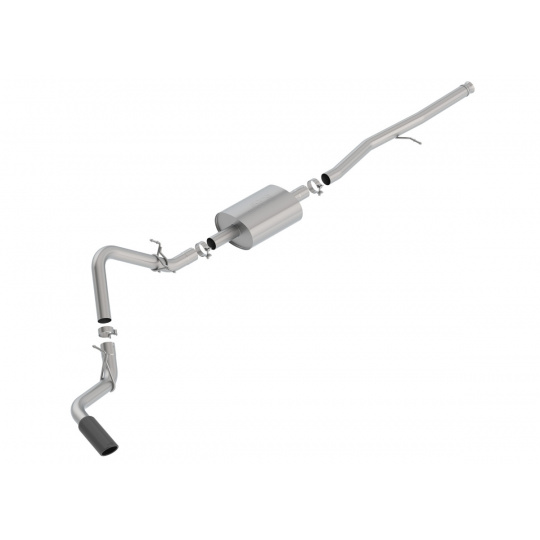 Borla Cat-Back výfukový systém "S-Type" pro GMC Sierra 1500 5,3l V8/4,3l V6, s aut. převodovkou, 2WD/AWD, EC/SB (78,8"), CC/SHB (69,3"), r.v. 2019-2020, typ koncovek: černé Borla Cat-Back výfukový systém "S-Type" pro GMC Sierra 1500 5,3l V8/4,3l V6, s aut. převodovkou, 2WD/AWD, EC/SB (78,8"), CC/SHB (69,3"), r.v. 2019-2020, typ koncovek: černé