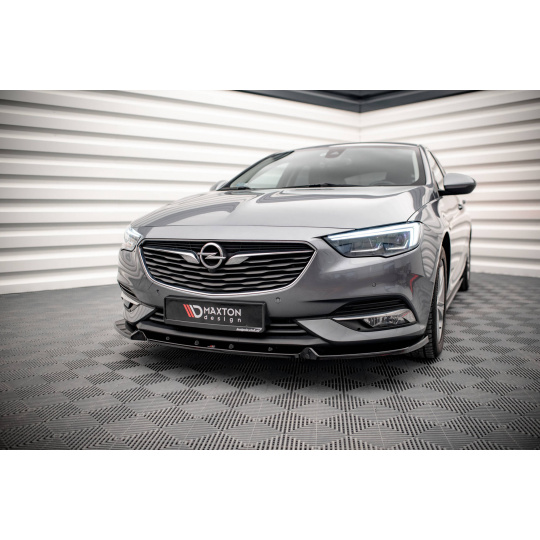 Maxton Design spoiler pod přední nárazník ver.2 pro Opel Insignia Mk2, černý lesklý plast ABS