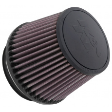K&N univerzální kuželovitý zkosený filtr se vstupem 100 mm a výškou 113 mm, gumový vrchlík