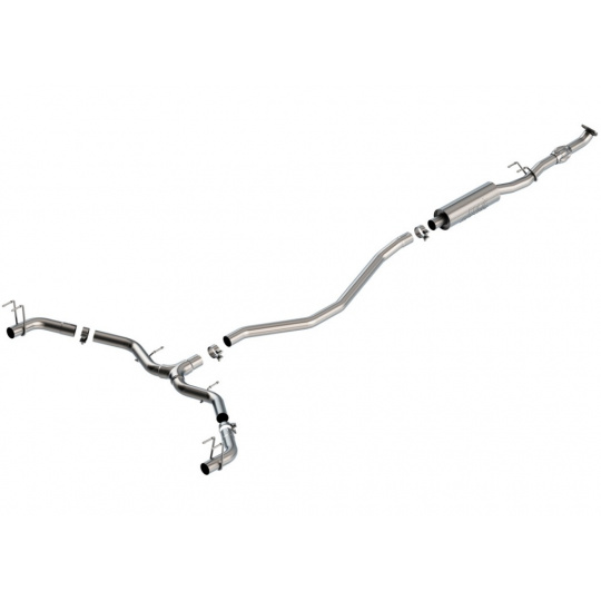 Borla Cat-Back výfukový systém "S-Type" pro Honda Civic Sport Touring 1,5L, automat/manuál, FWD, 4-dveř., 2022-2024 Borla Cat-Back výfukový systém "S-Type" pro Honda Civic Sport Touring 1,5L, automat/manuál, FWD, 4-dveř., 2022-2024