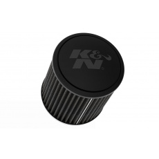 K&N univerzální kulatý zkosený filtr se vstupem 76 mm a výškou 159 mm, gumový vrchlík