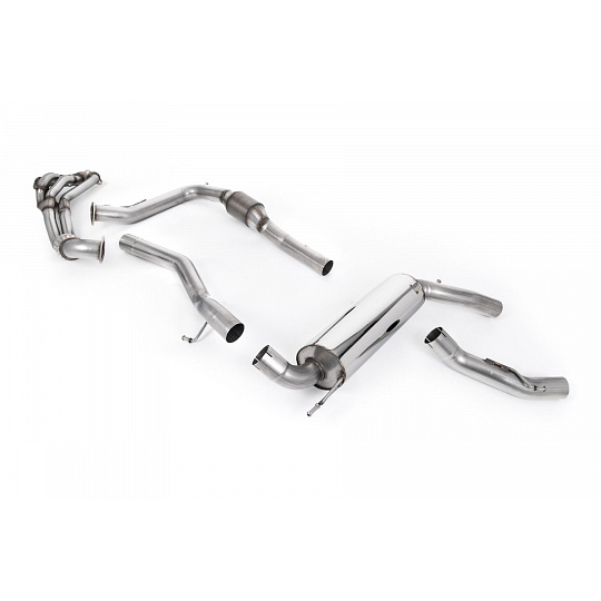 Milltek Sport kompletní výfukový systém Civic Cup Race připojení k levé originální koncovce (určeno pro motorsport) pro Honda Civic Type R 2.0 i-VTEC FN2 2007-2012