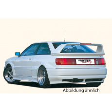 Rieger lipa pod zadní nárazník widebody II pro Audi 90 Typ 89, plast ABS bez povrchové úpravy