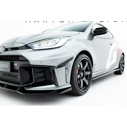 Maxton Design přítlačná křidélka předního nárazníku pro Toyota GR Yaris Mk4 Facelift, plast ABS bez povrchové úpravy