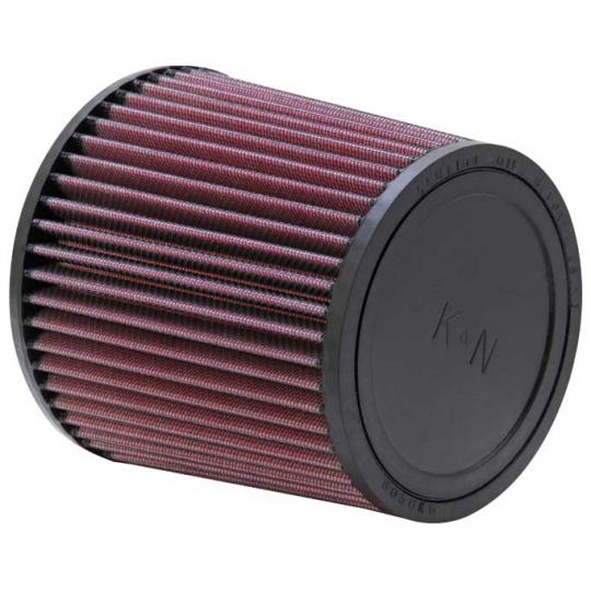 K&N univerzální kulatý zkosený filtr se vstupem 114 mm a výškou 152 mm, gumový vrchlík, vnější průměr vrchlíku 127 mm
