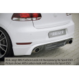 Rieger spoiler pod zadní nárazník pro Volkswagen Golf 6 GTI 3-dvéř., 5-dvéř., kabriolet, plast ABS bez povrchové úpravy
