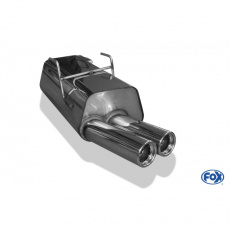 Fox Sportauspuff koncový tlumič výfuku s koncovkou 2x76 Typ 13 pro Rover 75 s motorem 1.8, 2.0, 2.0, 2.0 TD