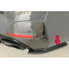 Rieger spoiler pod zadní nárazník na pravé straně pro BMW i4 M G26 gran coupe (5-dvéř.) r.v. 11/21-, plast ABS bez povrchové úpravy