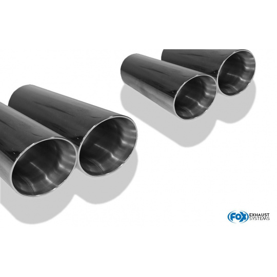 Fox Sportauspuff koncovka výfuku 2x100 Typ 25 pro Ford Ranger 2023, s motorem 3.0 d