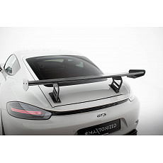 Maxton Design zadní křídlo s úzce rozkročenými držáky ver. 2 pro Porsche Cayman GTS 982c, pravý karbon Maxton Design zadní křídlo s úzce rozkročenými držáky ver. 2 pro Porsche Cayman GTS 982c, pravý karbon