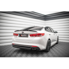 Maxton Design boční difuzory pod zadní nárazník pro Kia Optima MK4, černý lesklý plast ABS