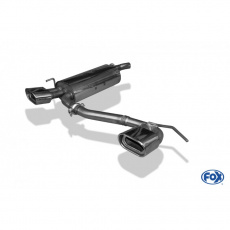 Fox Sportauspuff koncový tlumič výfuku s koncovkou 135x80 Typ 53 na obou stranách pro Volkswagen Golf III s motorem 1.4, 1.6, 1.8, 1.9 D, 1.9 TDI, 2.0