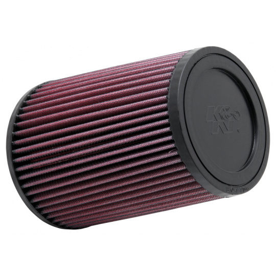 K&N univerzální kulatý zkosený filtr se vstupem 95 mm a výškou 178 mm, gumový vrchlík