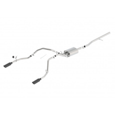 Borla Cat-Back výfukový systém "Touring" pro GMC Sierra 1500 5,3l EC/SB 78,7", CC/SHB 69,3", WB 143,5", r.v. od 14-18, typ koncovek: černé Borla Cat-Back výfukový systém "Touring" pro GMC Sierra 1500 5,3l EC/SB 78,7", CC/SHB 69,3", WB 143,5", r.v. od 14-18, typ koncovek: černé