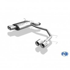 Fox Sportauspuff koncový tlumič výfuku s koncovkou 2x90 Typ 13 na obou stranách pro BMW řada 5 E39 s motorem 2.0, 2.5, 2.8 Fox Sportauspuff koncový tlumič výfuku s koncovkou 2x90 Typ 13 na obou stranách pro BMW řada 5 E39 s motorem 2.0, 2.5, 2.8