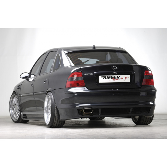 Rieger spoiler pod zadní nárazník pro Opel Vectra B hatchback, notchback před faceliftem r.v. -07/98, plast ABS bez povrchové úpravy