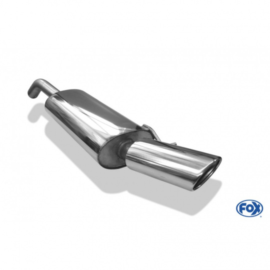 Fox Sportauspuff koncový tlumič výfuku s koncovkou 115x85 Typ 44 pro Volkswagen Corrado 16V, VR6 s motorem 2.0 16V