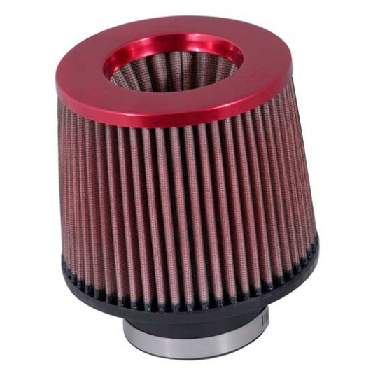 K&N univerzální Round Reverse Tapered filtr se vstupem 76 mm a výškou 127 mm, kovový vrchlík