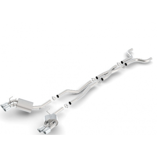 Borla Cat-Back výfukový systém "ATAK" pro Chevrolet Camaro ZL1/SS/1LE 6,2l V8 RWD 2-dvéř. Coupé, r.v. od 12-15 Borla Cat-Back výfukový systém "ATAK" pro Chevrolet Camaro ZL1/SS/1LE 6,2l V8 RWD 2-dvéř. Coupé, r.v. od 12-15