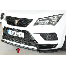 Rieger lipa pod přední nárazník pro Seat Ateca Cupra 5FP, 09/18-07/20, plast ABS lakovaný do černé lesklé barvy Rieger lipa pod přední nárazník pro Seat Ateca Cupra 5FP, 09/18-07/20, plast ABS lakovaný do černé lesklé barvy