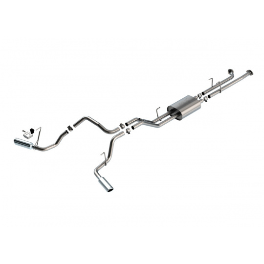 Borla Cat-Back výfukový systém "ATAK" pro Toyota Tundra 5.7L V8, automat/manual, 2WD/4WD, r.v. 2007-2008, barva koncovek: chromové Borla Cat-Back výfukový systém "ATAK" pro Toyota Tundra 5.7L V8, automat/manual, 2WD/4WD, r.v. 2007-2008, barva koncovek: chromové