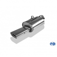 Fox Sportauspuff koncový tlumič výfuku s koncovkou 160x80 Typ 53 pro Toyota Paseo L5 s motorem 1.5