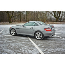 Maxton Design difuzory pod boční prahy pro Mercedes SLK R 172, černý lesklý plast ABS