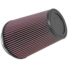 K&N univerzální kulatý zkosený filtr se vstupem 127 mm a výškou 203 mm, gumový vrchlík