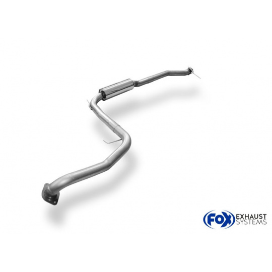 Fox Sportauspuff přední díl s tlumičem pro Honda Civic Type-R 04/2015-03/2017 s motorem 2.0 Fox Sportauspuff přední díl s tlumičem pro Honda Civic Type-R 04/2015-03/2017 s motorem 2.0