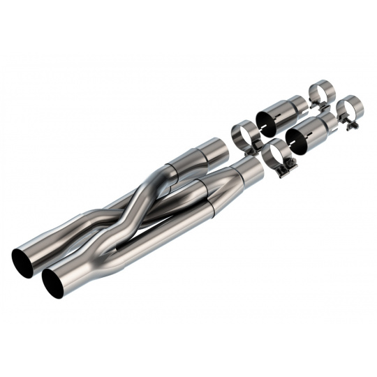 Borla X-pipe výfukové vedení pro Ford Mustang GT 5,0l RWD 2-dvéř., s aut./man. převodovkou, r.v. 2018-2022 Borla X-pipe výfukové vedení pro Ford Mustang GT 5,0l RWD 2-dvéř., s aut./man. převodovkou, r.v. 2018-2022