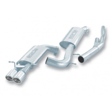 Borla Cat-Back výfukový systém "S-Type" pro Audi S4 B5 Quattro Twin Turbo 2,7l V6 AWD 4-dvéř. , r.v. od 00-02 Borla Cat-Back výfukový systém "S-Type" pro Audi S4 B5 Quattro Twin Turbo 2,7l V6 AWD 4-dvéř. , r.v. od 00-02