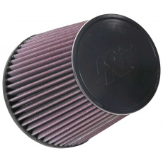 K&N univerzální kulatý zkosený filtr se vstupem 127 mm a výškou 165 mm, gumový vrchlík