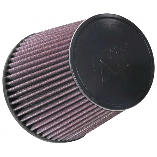 K&N univerzální kulatý zkosený filtr se vstupem 127 mm a výškou 165 mm, gumový vrchlík