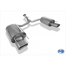 Fox Sportauspuff koncový tlumič výfuku s koncovkou 160x80 Typ 53 na obou stranách pro Lexus IS IS 250 s motorem 2.5